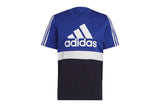 NNEKG Mens Colourblock T Shirt (Bold Blue White Size L)