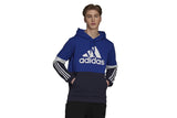 NNEKG Mens Colourblock Hoodie (Bold Blue White Size S)