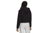 NNEKG Womens Trefoil Moments Cropped Zip Hoodie (Black Size XL)