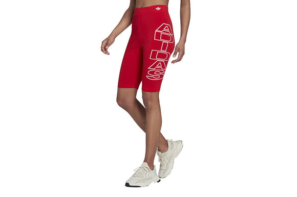 NNEKG Womens Logo Short Tights (Vivid Red Size L)