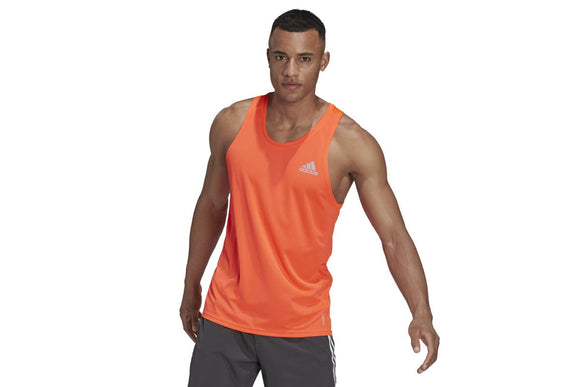 NNEKG Mens On The Run Singlet (App Solar Red Size 2XL)