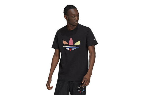 NNEKG Mens Bold Tee (Black Multicolour Size 2XL)