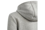 NNEKG Boys Core Sport Inspired Big Logo Hoodie (Medium Grey Heather Bold Blue Size 7 8Y)