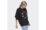 NNEKG Womens Adicolor Bold Classics Sweatshirt (Black Size XL)