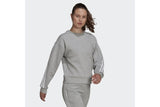 NNEKG Womens Future Icons 3 Stripe Crew Sweatshirt (Medium Grey Heather Size XL)