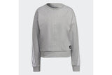NNEKG Womens Future Icons 3 Stripe Crew Sweatshirt (Medium Grey Heather Size M)