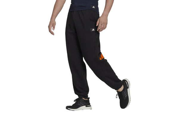 NNEKG Mens Future Icons 3 Bar Pant (Black Size XL)