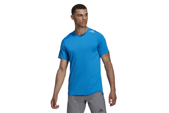 NNEKG Mens Designed 2 Run T Shirt (Blue Size M)