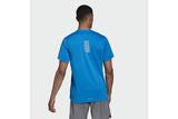 NNEKG Mens Designed 2 Run T Shirt (Blue Size M)