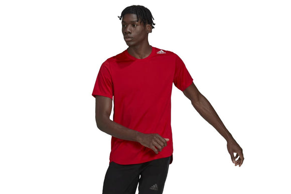 NNEKG Mens Designed 2 Run T Shirt (Vivid Red Size M)