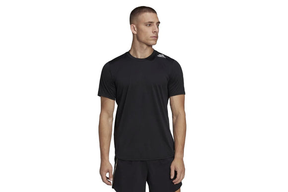 NNEKG Mens Designed 2 Run T Shirt (Black Size S)