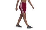 NNEKG Womens 3 Stripe Bike Shorts (Legacy Burgundy White Size XL)
