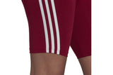 NNEKG Womens 3 Stripe Bike Shorts (Legacy Burgundy White Size L)