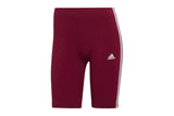 NNEKG Womens 3 Stripe Bike Shorts (Legacy Burgundy White Size XL)