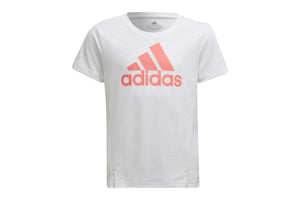 NNEKG Girls Big Logo Tee (White Red Size 6 7Y)