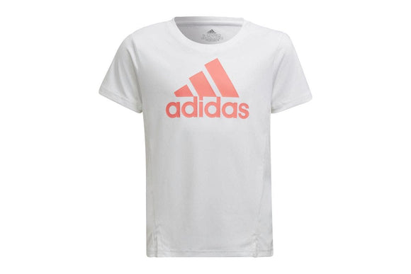 NNEKG Girls Big Logo Tee (White Red Size 14 15Y)