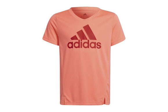NNEKG Girls Big Logo Tee (Vivid Red Size 8 9Y)