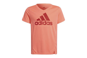 NNEKG Girls Big Logo Tee (Vivid Red Size 13 14Y)