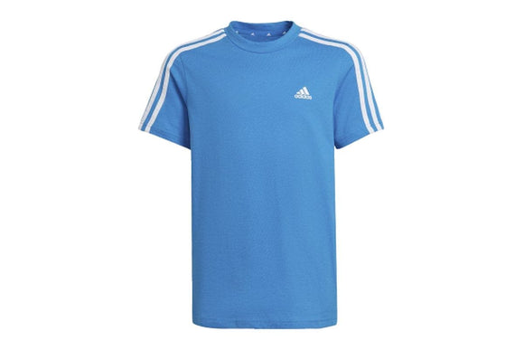 NNEKG Boys 3 Stripe Tee (Blue White Size XL)