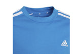 NNEKG Boys 3 Stripe Tee (Blue White Size S)