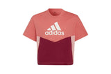 NNEKG Girls Colourblock Essentials Tee (Legacy Burgundy White Size 9 10Y)