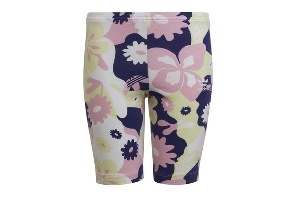 NNEKG Girls Cycling Shorts (White True Pink Almost Lime Indigo Size 12 13Y)