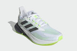 NNEKG Mens 4DFWD_Kick Running Shoe (White White Signal Green Size 9.5 US)