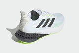 NNEKG Mens 4DFWD_Kick Running Shoe (White White Signal Green Size 9.5 US)