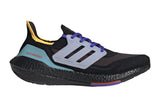 NNEKG Mens Ultraboost 21 Shoes (Black White Pulse Aqua Size 11 US)