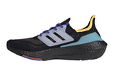 NNEKG Mens Ultraboost 21 Shoes (Black White Pulse Aqua Size 11 US)