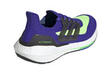 NNEKG Mens Ultraboost 21 Shoes (Sonic Ink Black Screaming Green Size 9 US)