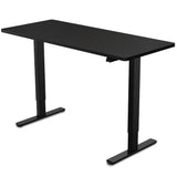 NNEMB Sit Stand Standing Desk-120x60cm-72-118cm Height Adjustable-70kg Load-Black/Black Frame