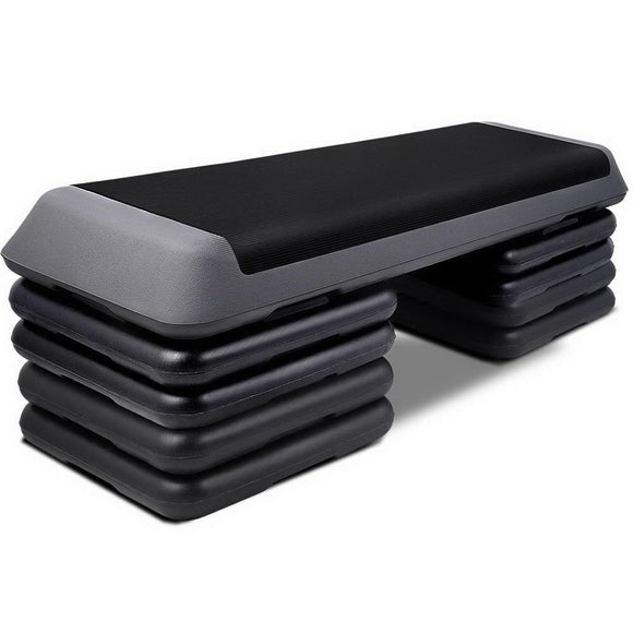 NNEDSZ Aerobic Step Exercise Stepper Risers Gym Cardio Fitness 5 Level Bench