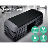 NNEDSZ Aerobic Step Exercise Stepper Risers Gym Cardio Fitness 5 Level Bench