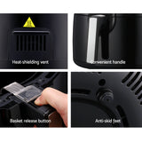 NNEDSZ 7L Oil Free Air Fryer - Black