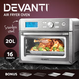 NNEDSZ 20L Air Fryer Convection Oven Oil Free Fryers Kitchen Healthy Cooker Accessories