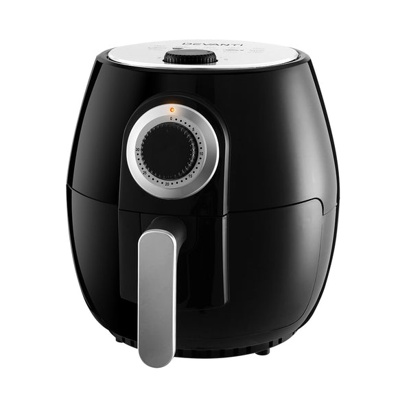 NNEDSZ Air Fryer 4L Fryers Oil Free Oven Airfryer Kitchen Healthy Cooker Black