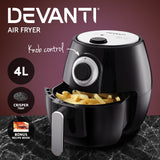 NNEDSZ Air Fryer 4L Fryers Oil Free Oven Airfryer Kitchen Healthy Cooker Black