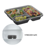 NNEDPE 10pcs Microwave Safe Plastic Meal Prep Container Lunch Box