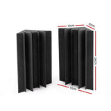NNEDSZ 40pcs Studio Acoustic Foam Sound Absorption Proofing Panels Corner DIY