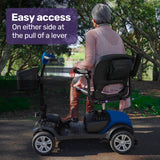 NNEMB FreeRoam Electric Motorised Mobility Scooter-Blue