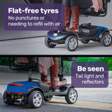 NNEMB FreeRoam Electric Motorised Mobility Scooter-Blue