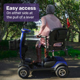 NNEMB Electric Mobility Scooter For Elderly Blue