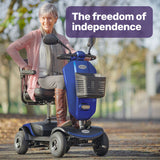 NNEMB Electric Mobility Scooter For Elderly Blue