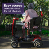 NNEMB Electric Mobility Scooter For Elderly Red