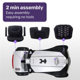 NNEMB Electric Mobility Scooter For Elderly Silver