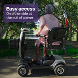 NNEMB Electric Mobility Scooter For Elderly Silver