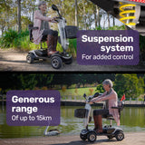 NNEMB Electric Mobility Scooter For Elderly Silver