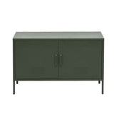 NNEDSZ Base Metal Locker Storage Shelf Organizer Cabinet Buffet Sideboard Green