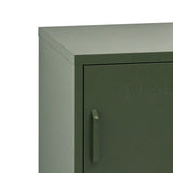 NNEDSZ Mini Metal Locker Storage Shelf Organizer Cabinet Bedroom Green